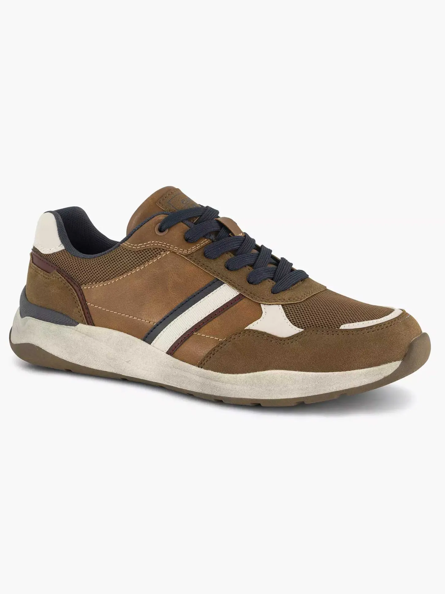 Hot Bruine Comfort Sneaker Heren Sneakers