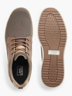 Outlet Bruine Comfort Sneaker Heren Sneakers
