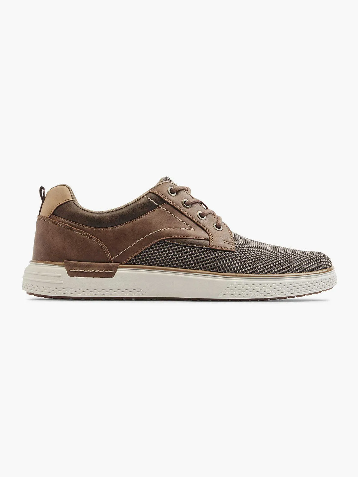 Outlet Bruine Comfort Sneaker Heren Sneakers