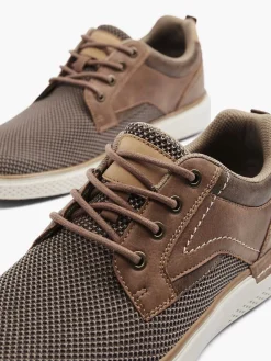 Outlet Bruine Comfort Sneaker Heren Sneakers
