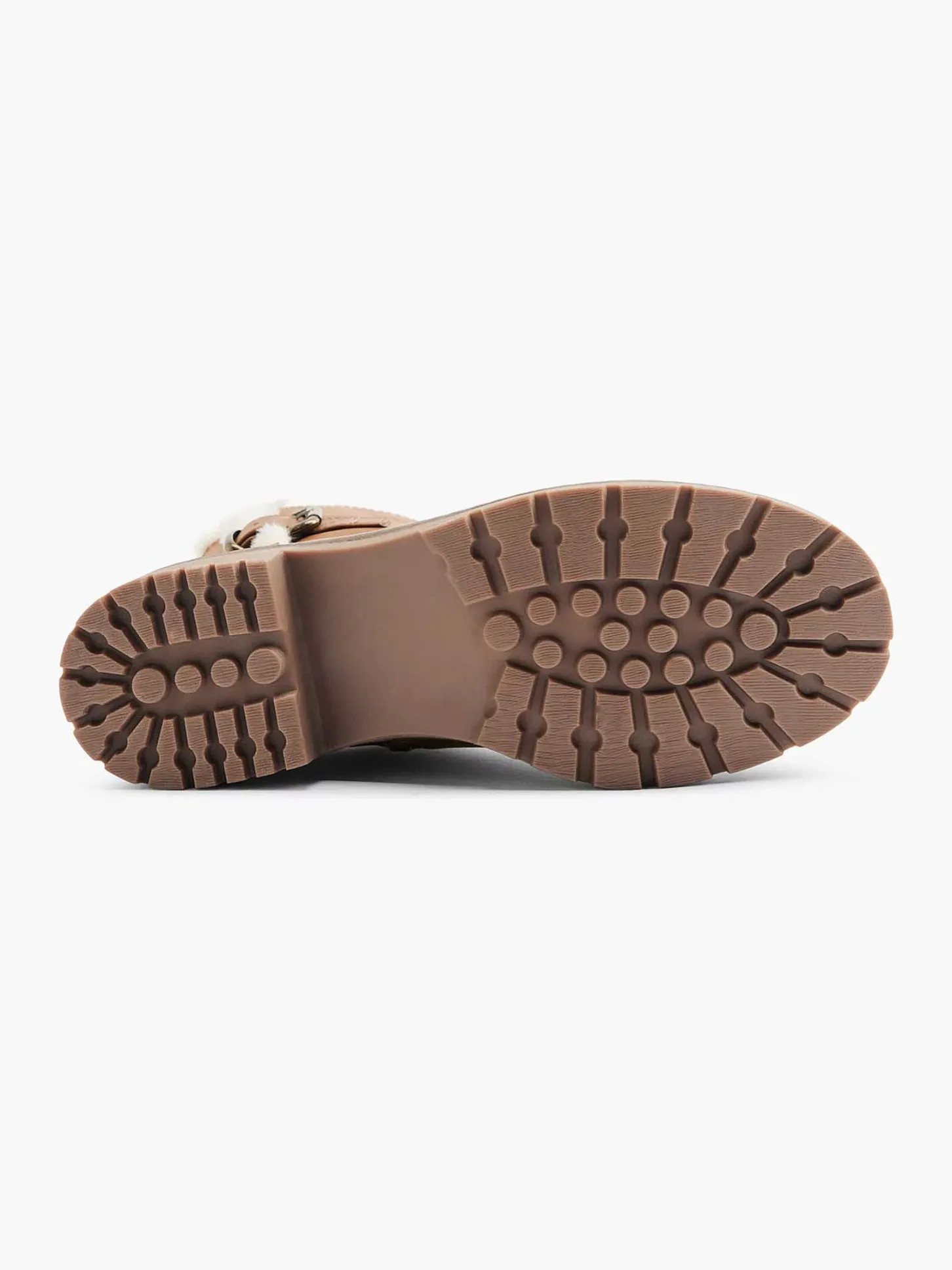 Clearance Bruine Enkelboot Gevoerd Dames Enkellaarzen & Boots