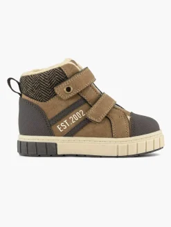 Clearance Bruine Hoge Sneaker Kinderen Jongensschoenen