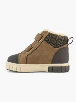 Clearance Bruine Hoge Sneaker Kinderen Jongensschoenen