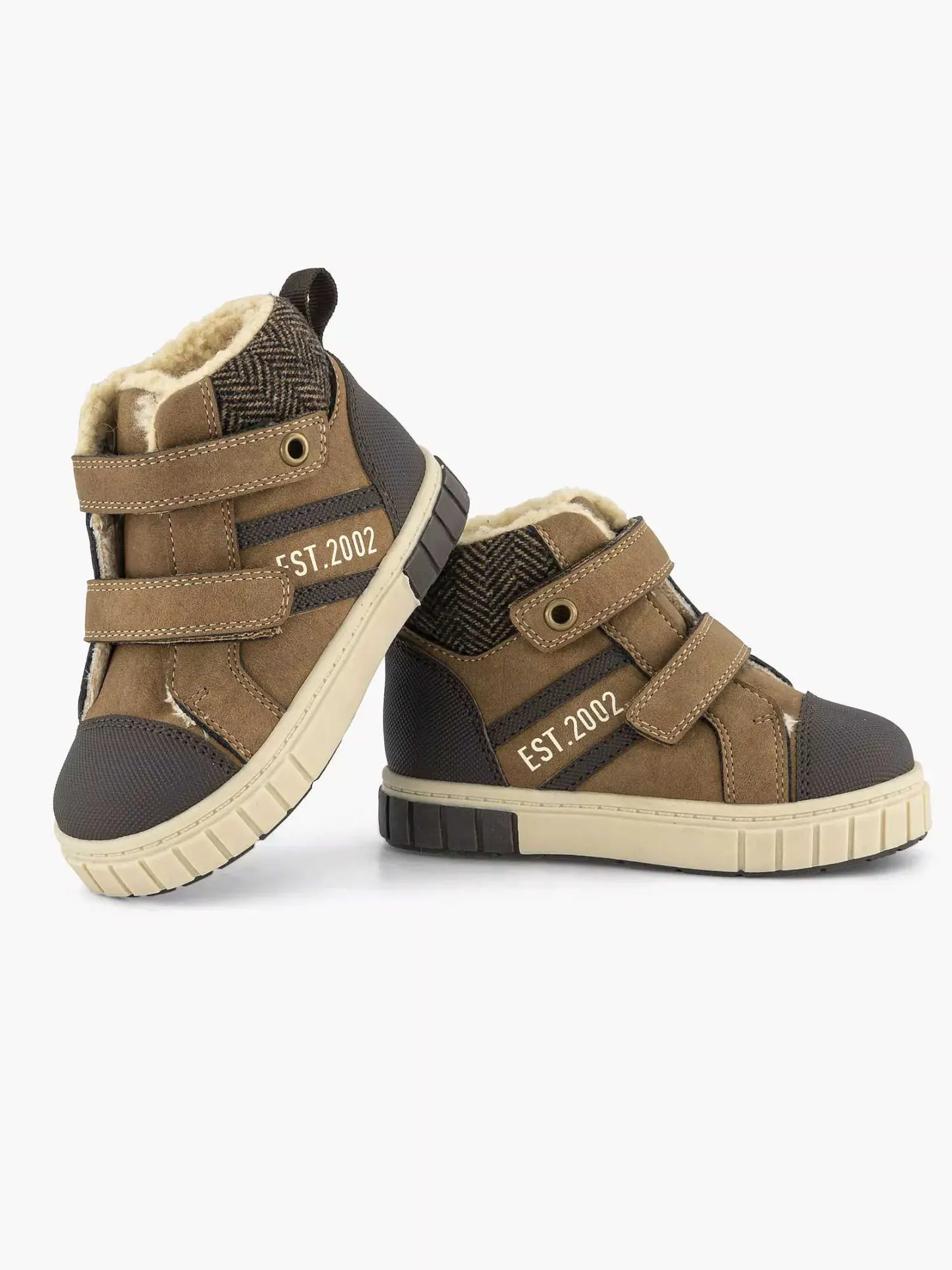 Clearance Bruine Hoge Sneaker Kinderen Jongensschoenen