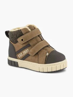 Clearance Bruine Hoge Sneaker Kinderen Jongensschoenen