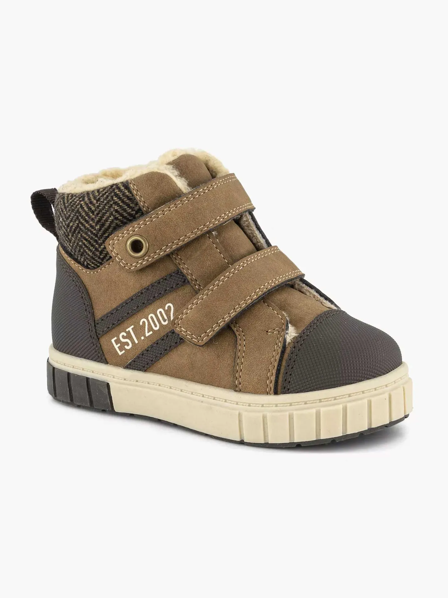 Clearance Bruine Hoge Sneaker Kinderen Jongensschoenen