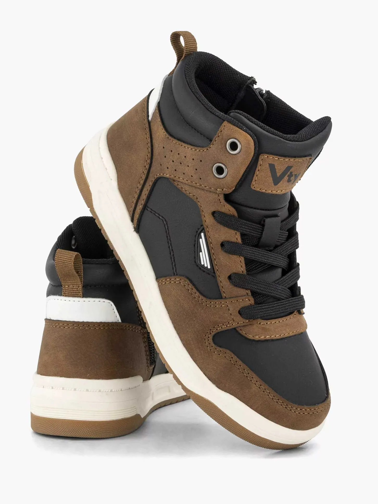 Hot Bruine Hoge Sneaker Kinderen Jongensschoenen