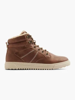Bruine Hoge Sneaker Kinderen Jongensschoenen
