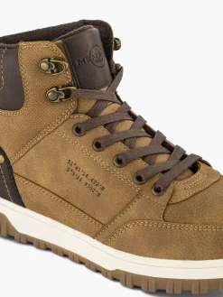 New Bruine Hoge Sneaker Heren Sneakers