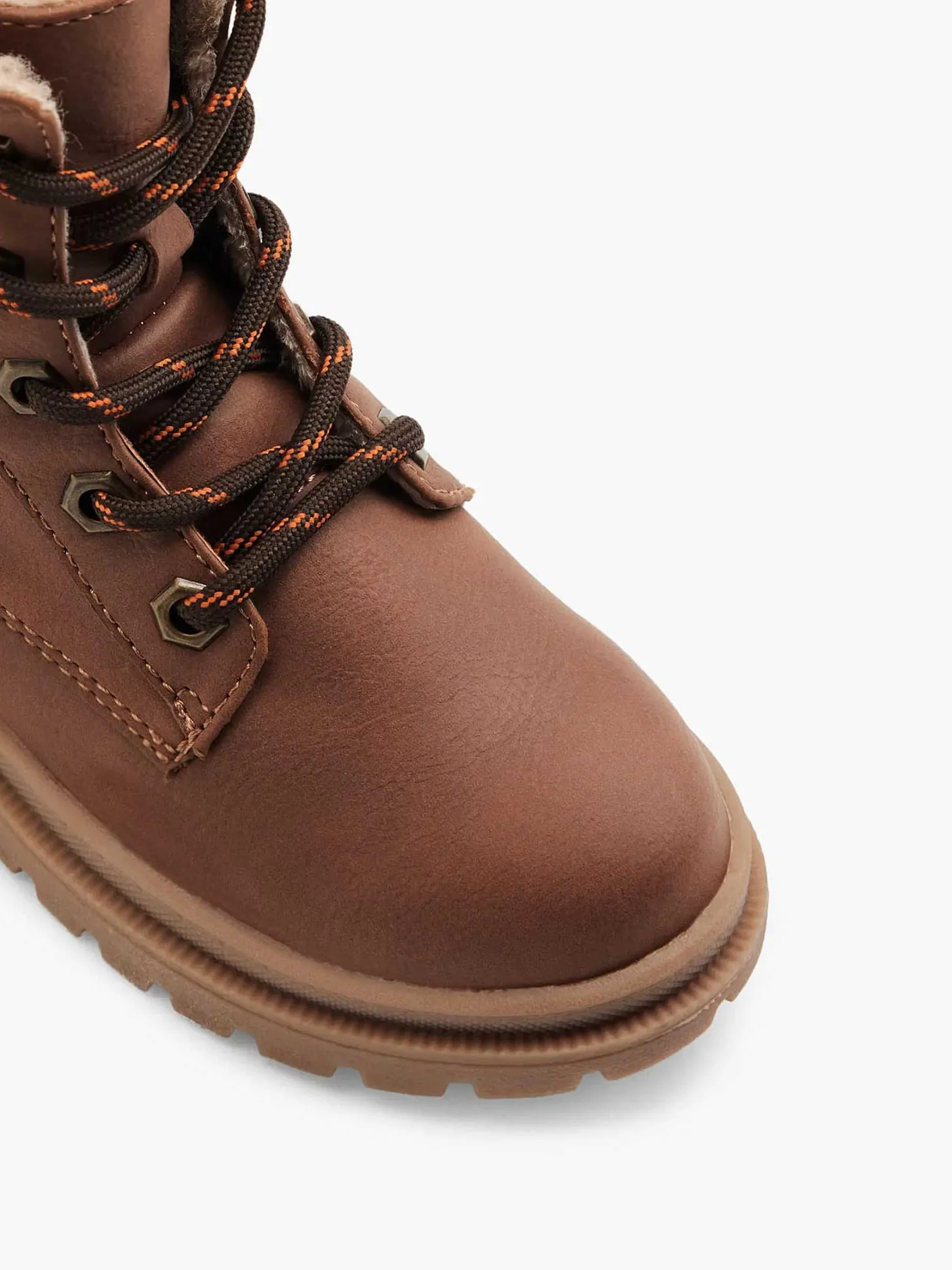 Sale Bruine Hoge Veterboot Kinderen Jongensschoenen
