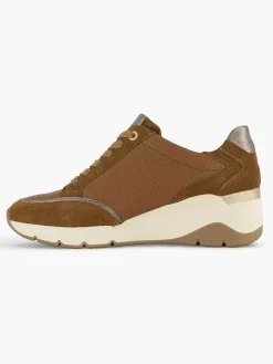 Best Bruine Leren Comfort Sneaker Dames Comfort Schoenen
