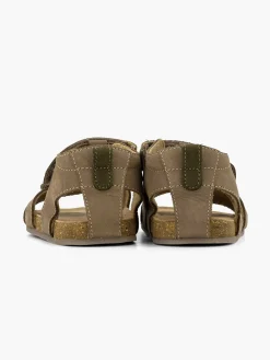 Outlet Bruine Leren Sandaal Kinderen Jongensschoenen