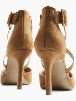 Clearance Bruine Pump Gespsluiting Dames Pumps