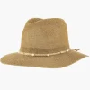 Bruine Rieten Strandhoed Dames Online Exclusive Accessoires