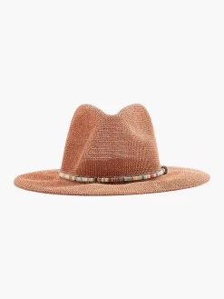 Bruine Rieten Strandhoed Dames Online Exclusive Accessoires