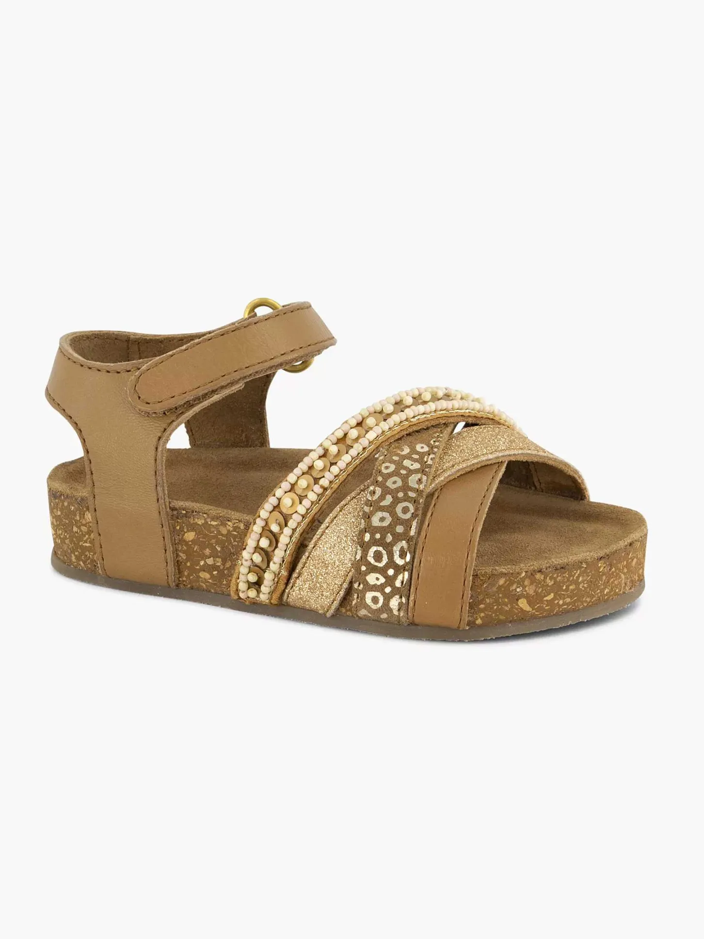 Bruine Sandaal Kinderen Babyschoenen