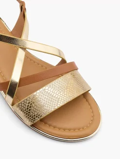 Bruine Sandaal Dames Sandalen