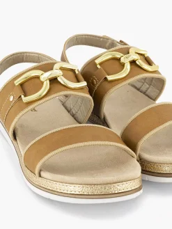Sale Bruine Sandaale Dames Sandalen