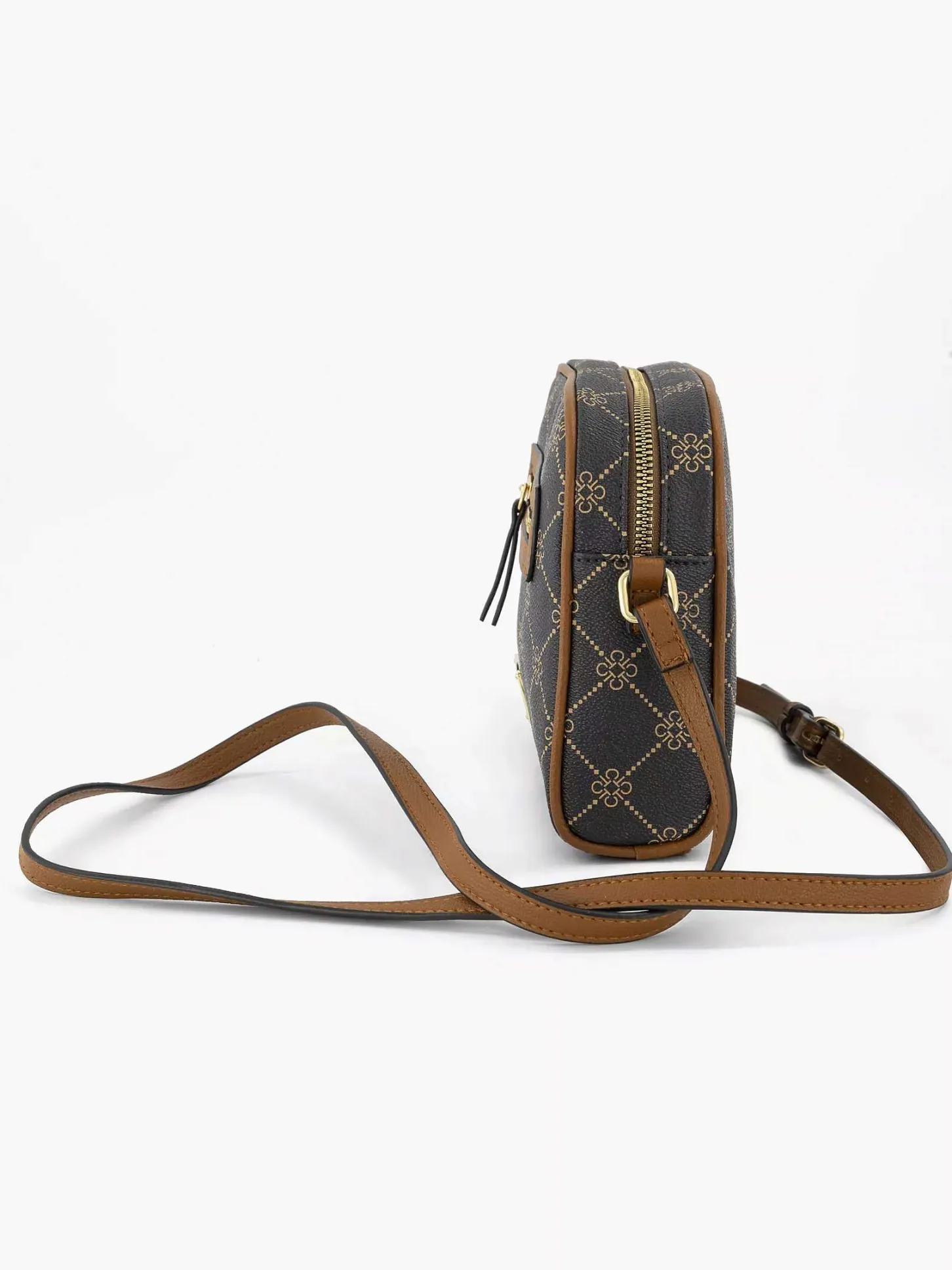 Online Bruine Schoudertas Print Dames Online Exclusive Accessoires
