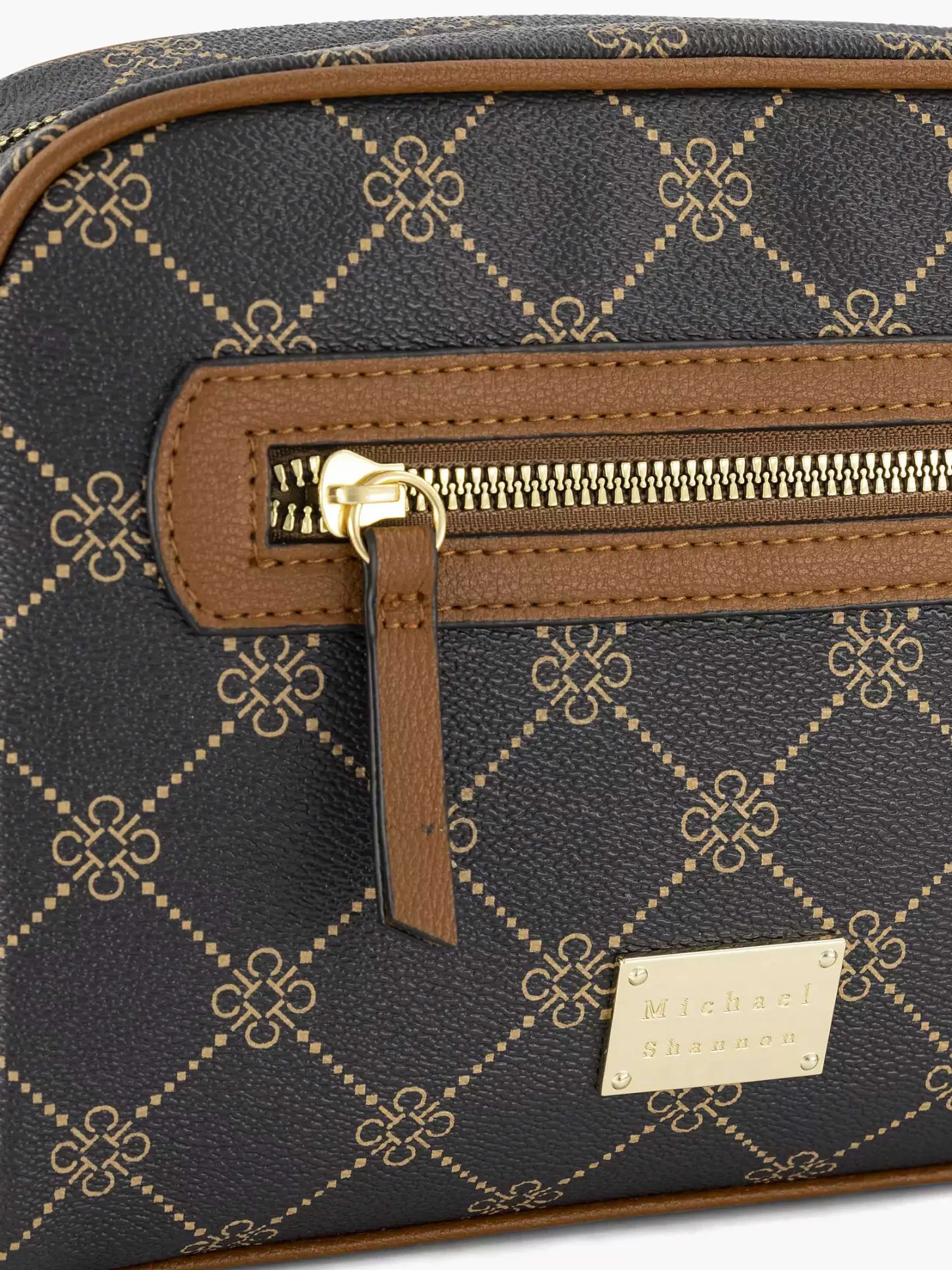 Online Bruine Schoudertas Print Dames Online Exclusive Accessoires