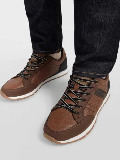 Outlet Bruine Sneaker Heren Sneakers