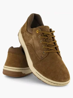Bruine Suede Sneaker Heren Sneakers