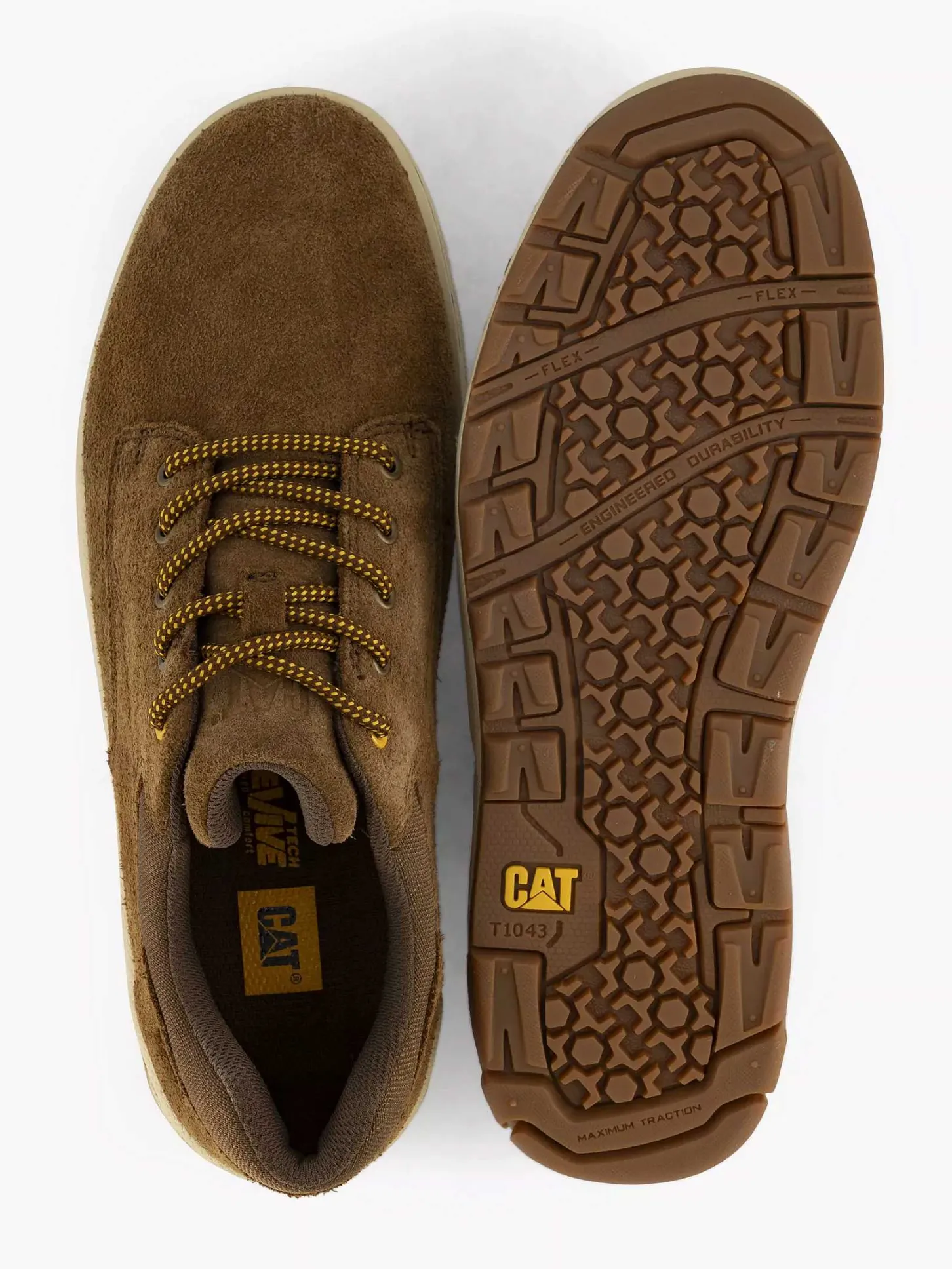 Bruine Suede Sneaker Heren Sneakers