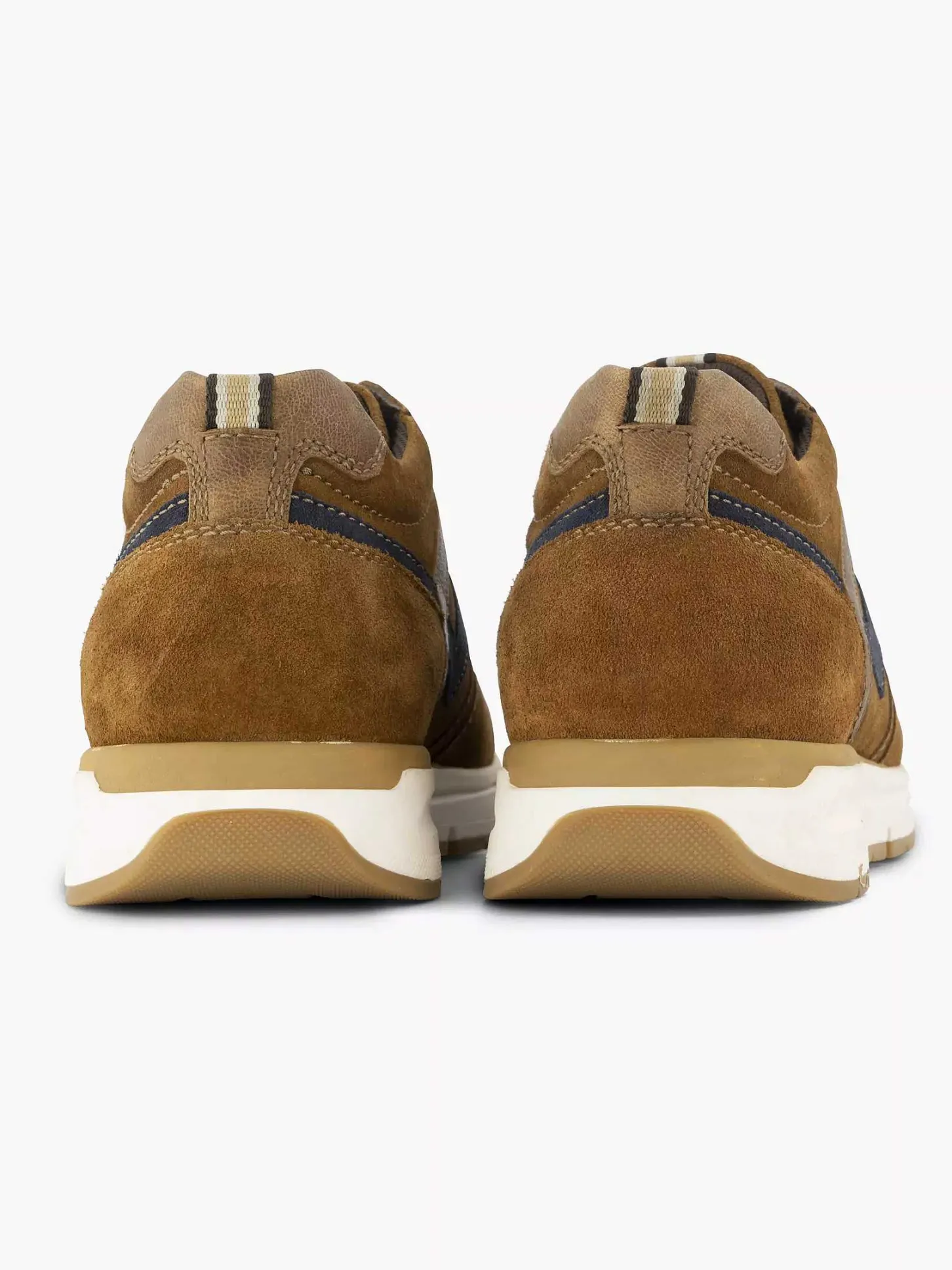 Sale Bruine Suede Sneaker Heren Sneakers