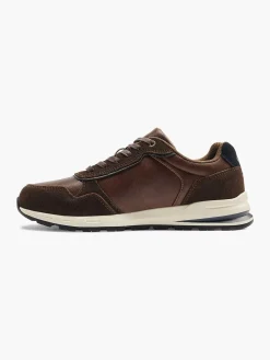 Bruine Suede Sneaker Heren Sneakers