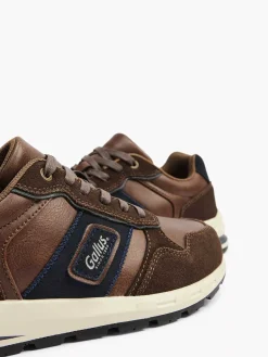 Bruine Suede Sneaker Heren Sneakers