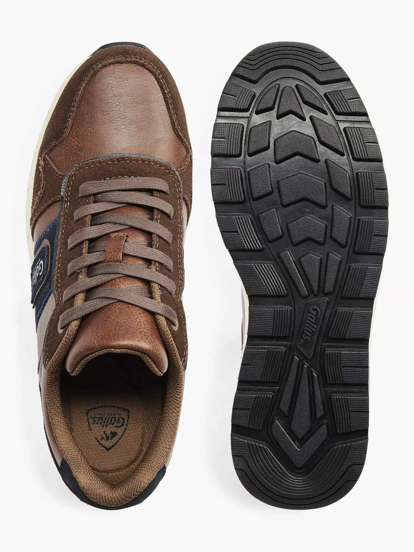 Bruine Suede Sneaker Heren Sneakers
