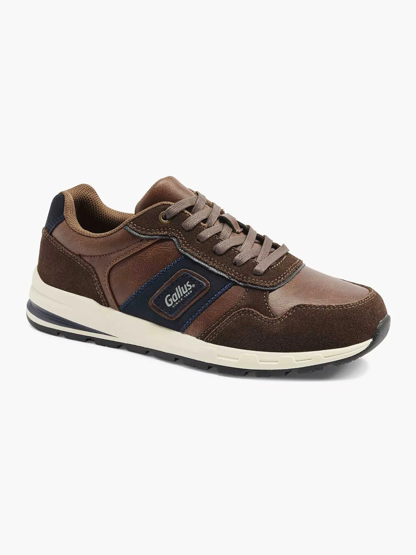 Bruine Suede Sneaker Heren Sneakers
