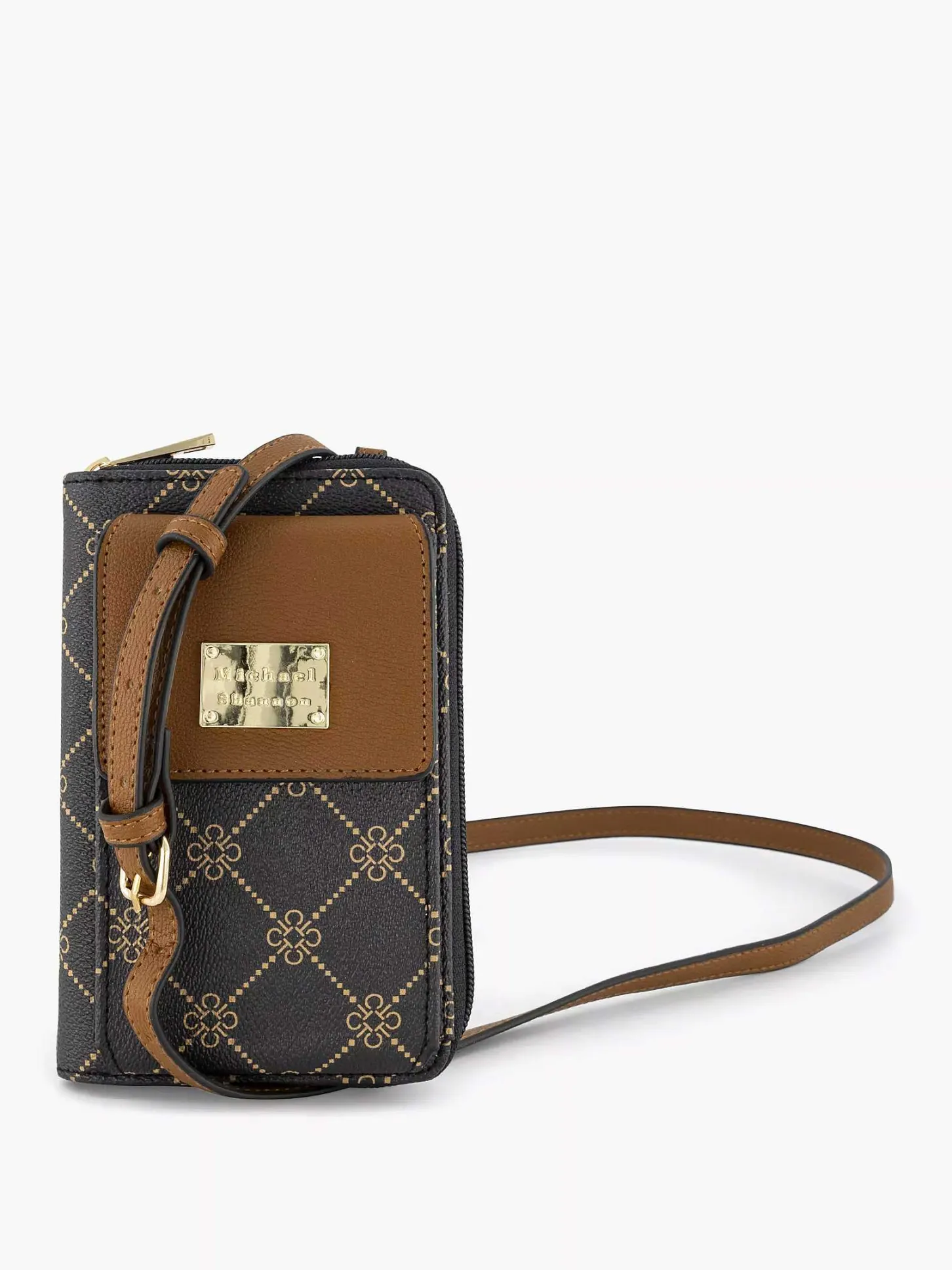Outlet Bruine Telefoontas Print Dames Online Exclusive Accessoires