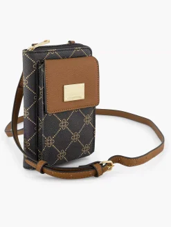 Outlet Bruine Telefoontas Print Dames Online Exclusive Accessoires