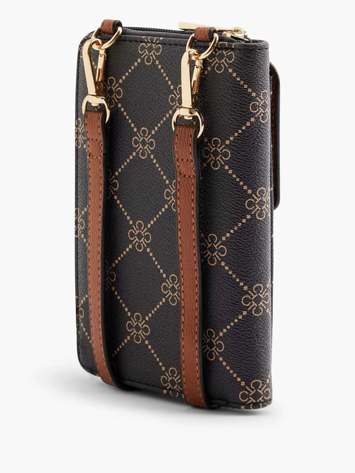 Outlet Bruine Telefoontas Print Dames Online Exclusive Accessoires