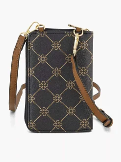Outlet Bruine Telefoontas Print Dames Online Exclusive Accessoires