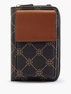 Outlet Bruine Telefoontas Print Dames Online Exclusive Accessoires