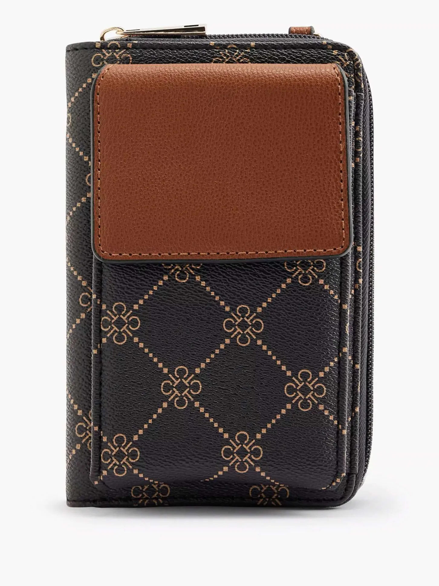 Outlet Bruine Telefoontas Print Dames Online Exclusive Accessoires