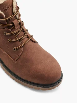 New Bruine Veterboot Gevoerd Kinderen Jongensschoenen