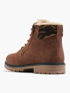New Bruine Veterboot Gevoerd Kinderen Jongensschoenen