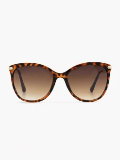 Best Bruine Zonnebril Met Panterprint Dames Online Exclusive Accessoires