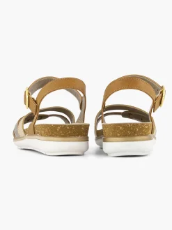 New Camel Sandaal Gespsluiting Dames Sandalen