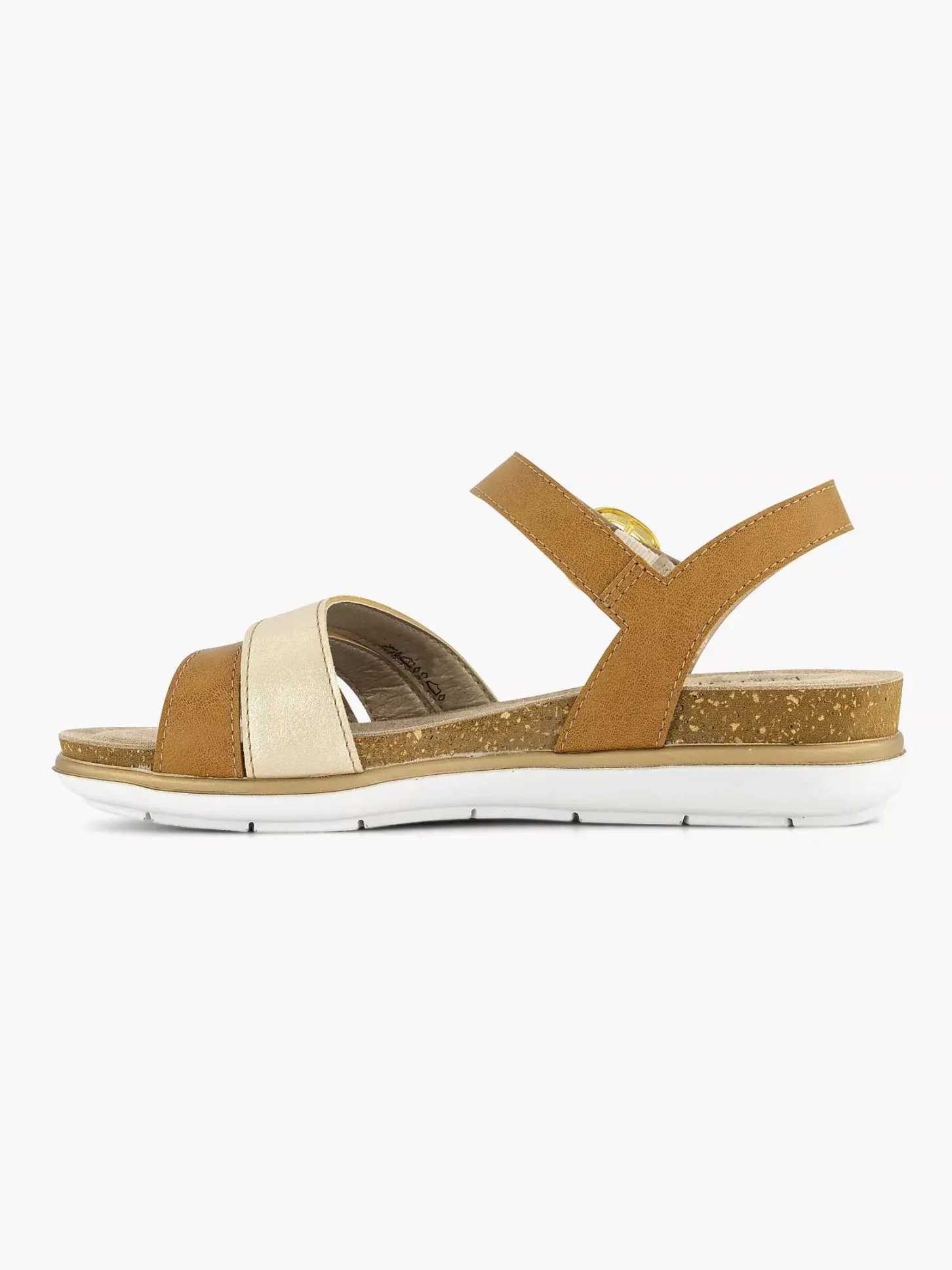 New Camel Sandaal Gespsluiting Dames Sandalen