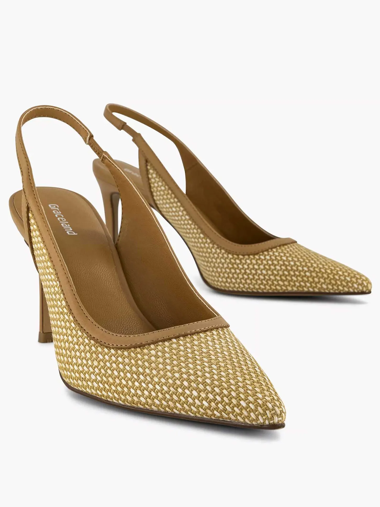 Sale Camel Slingback Dames Pumps