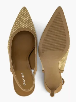 Sale Camel Slingback Dames Pumps