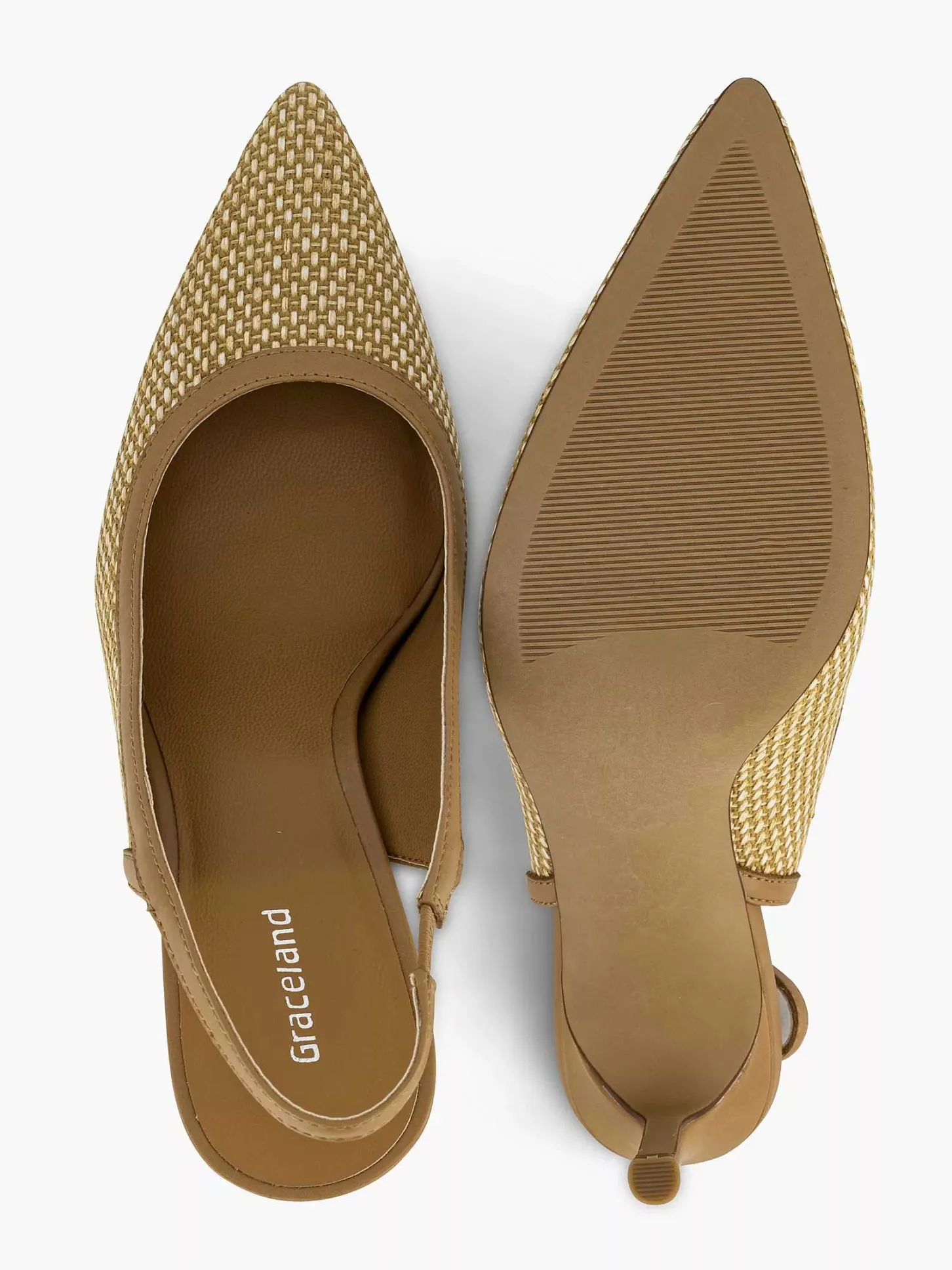 Sale Camel Slingback Dames Pumps