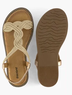 Online Champagne Sandaal Dames Sandalen