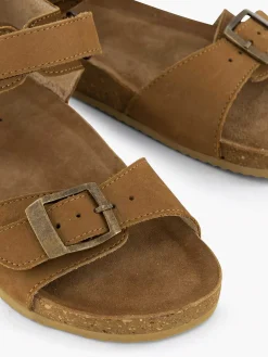 Cognac Leren Sandaal Kinderen Jongensschoenen