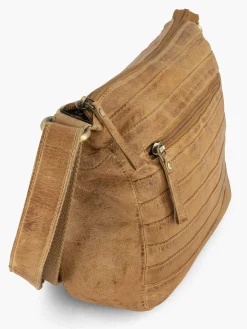 Online Cognac Leren Schoudertas Dames Online Exclusive Accessoires