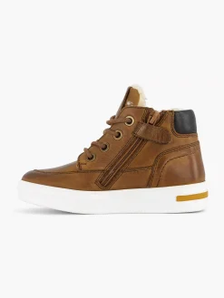 Sale Cognac Leren Sneaker Kinderen Babyschoenen